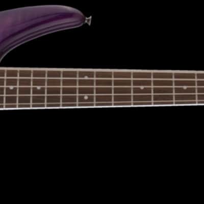 Jackson JS Series Spectra JS3QV Purple Phaze 5-String Electric Bass Guitar image 3