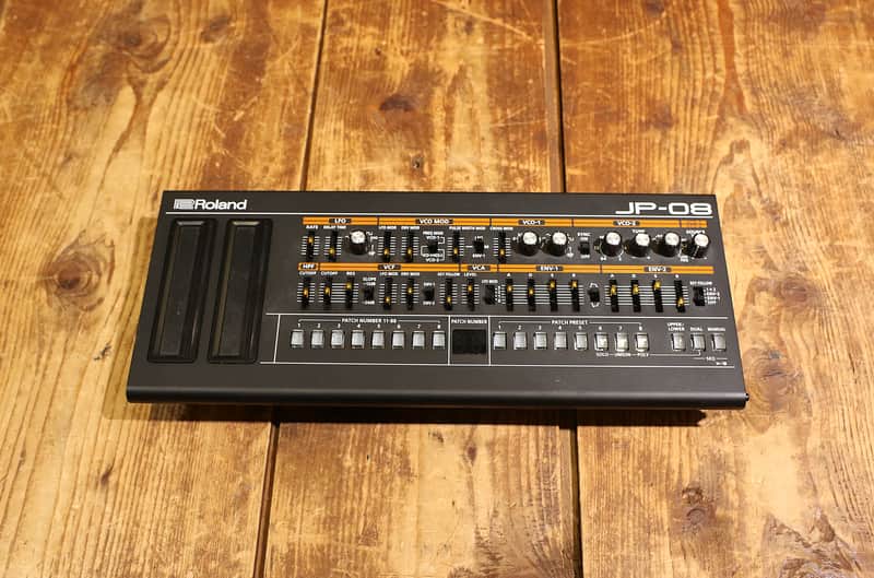 Roland JP-08 Boutique Series Digital Synthesizer Module 2015 - Present - Black image 1