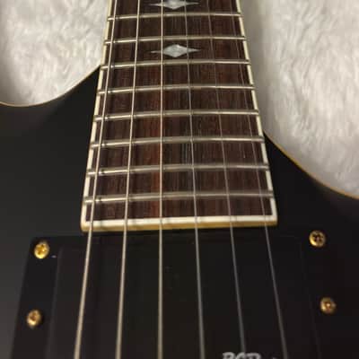 B.C. Rich Bich Pro X Matte Black and Gold image 2