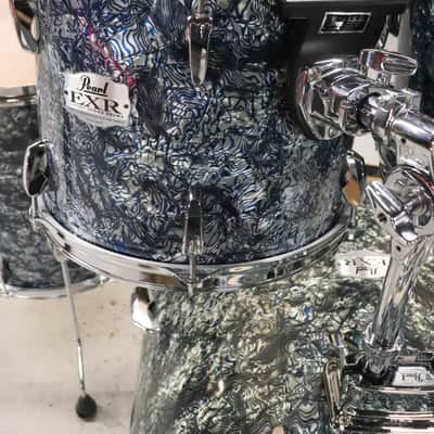 Pearl Export EXR Limited Edition 4pc Drum Kit Set - Blue Prism 22/16/13/12" image 7