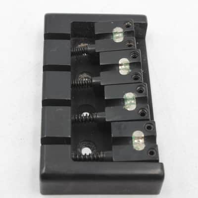 4 String MIK Black Bass Guitar High Mass Piezo-Bridge WITHOUT Piezo image 5