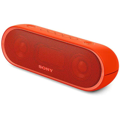 Sony XB20 Portable Wireless Bluetooth Speaker Red with Headphones Bundle image 3