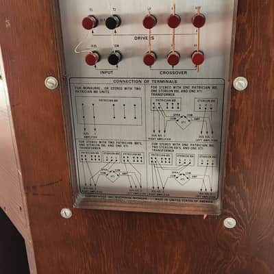 Electro/Voice Very Rare Patrician 800 Traditional , 4 way ,Vintage Speakers (pair) image 3