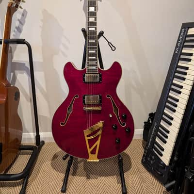 D'Angelico Excel EX-DC Semi-Hollow with Stairstep Tailpiece 2010s - Cherry image 1