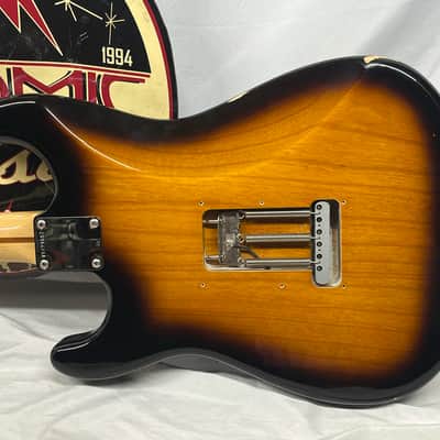 Fender 60th Anniversary American Vintage 1954 Stratocaster Strat Electric Guitar 2014 with Hard Case - 2-Color Sunburst image 11