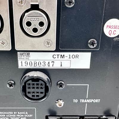 Vintage OTARI CTM-10R Radio Station Broadcast Professional Cart Player image 8