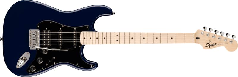 SQUIER - Squier Sonic Stratocaster HSS Maple Fingerboard Black Pickguard Midnight Blue - 0373203584 image 1