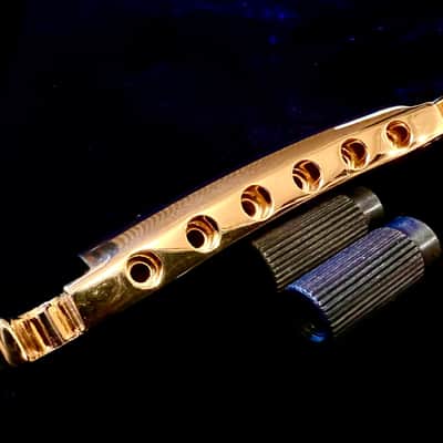 Gibson NOS vintage Stop Tailpiece SG Les Paul 1989 - Gold image 2
