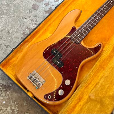 Greco “Gneco” Electric Precision Bass  c 1974 - Natural original vintage MIJ Japan Matsumoku image 5