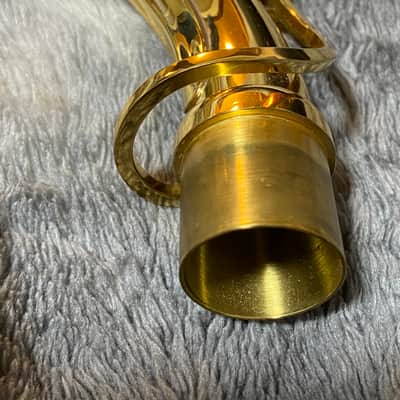 Yamaha YAS-62 replacement neck - retro design, gold lacquered image 5