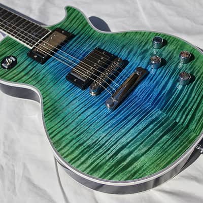 Gibson Les Paul Custom 2021 Zodiac Electric Guitar Aurora Borealis Burst image 14