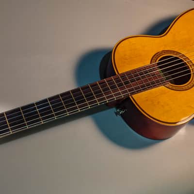 Giannini GN-50 Guitar (small parlor short-scale 12-fret classical nylon vintage 3/4 size BRAZIL) image 1