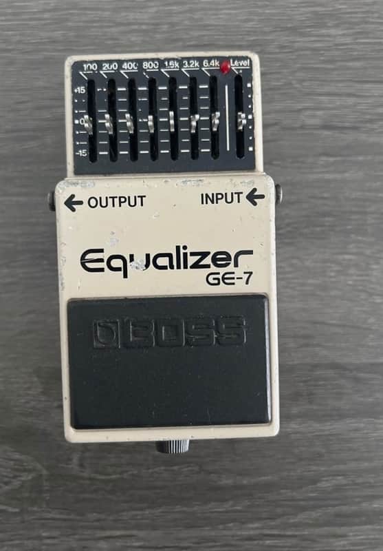 Boss GE-7 Equalizer (Black Label) 1981 - 1992 - Grey image 1