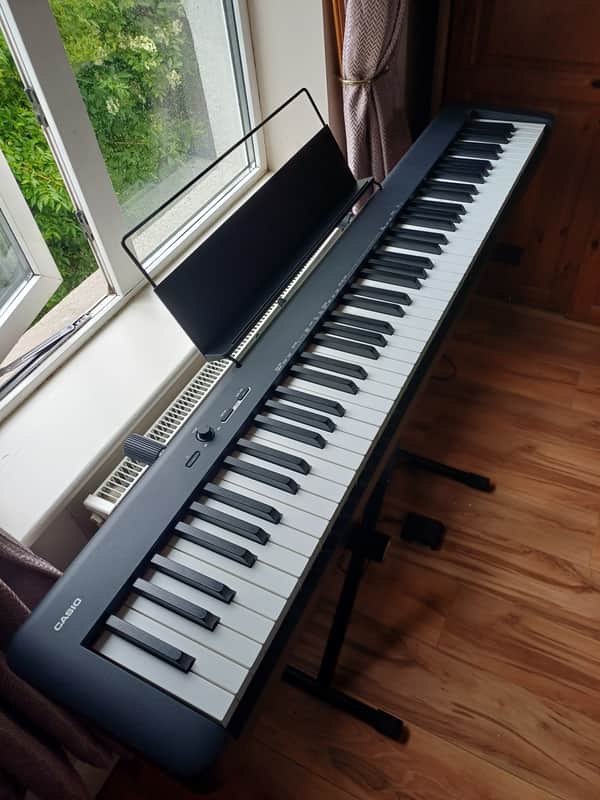 Casio CDP-S110 88-Key Compact Digital Piano Black w/ Stand image 1