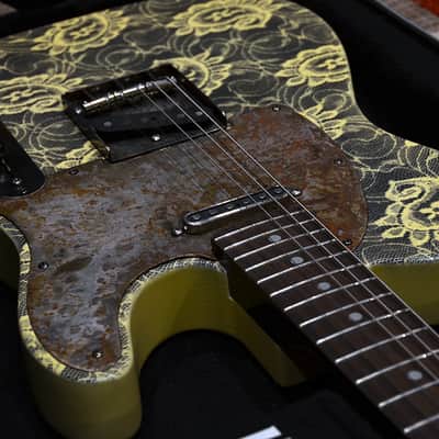 M-Tone TKO Custom T - Telecaster Nicotine Paisley + Lollars image 14