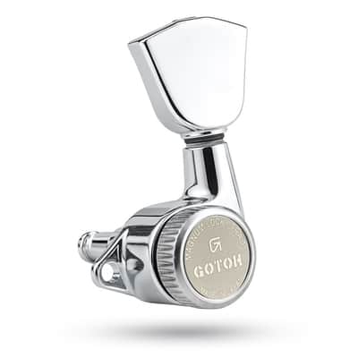 Gotoh Magnum Lock Trad Tuners SG301 MG-T- 01 -  Chrome - 3 per side - For Les Paul - 05192CYTX-AEL image 1