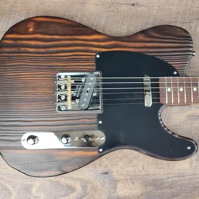 MyDream Partcaster Custom Built - Torch-burned Pinecaster Hepcat 55 image 2