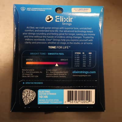 Elixir 12052 Nanoweb 010-046 for Electrc Guitar image 2