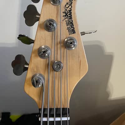 Music Man Stingray 5 H  2002 Autumn red burst sparkle image 7