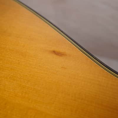 Yamaki GC-20 Grand Concert Guitar 1970's Natural Made in Japan MIJ w/ Bag image 8