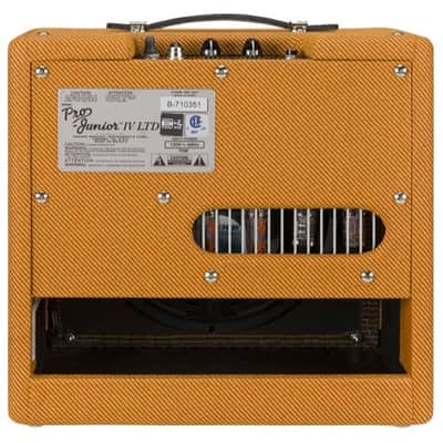 Fender Hot Rod Pro Junior IV Guitar Combo Amplifier (1x10 Inch, 15 Watts), Lacquered Tweed image 5