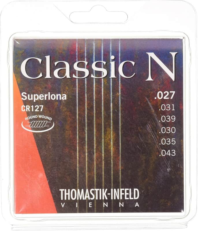 Thomastik-Infeld CR127 Classic N Superlona Classical Guitar Strings Normal Tension (Roundwound Basses) image 1