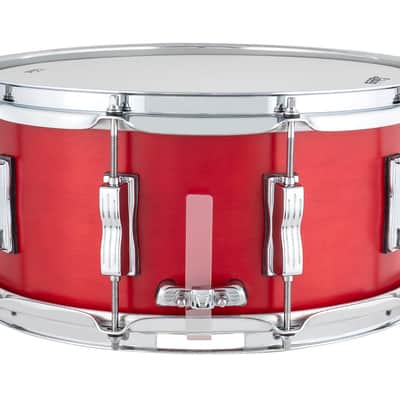 Ludwig *Pre-Order* NeuSonic 6.5x14" Satin Red Kit Snare Drum | Made in the USA | Special Order | Authorized Dealer image 3