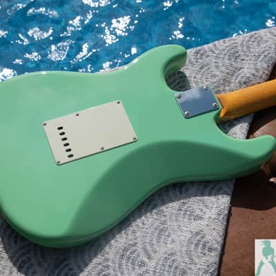 2010 Fender ST-62 '62 Stratocaster Reissue - 6.9 lbs!! - Limited Surf Green Finish - Made In Japan MIJ - Pro Set Up! w Perfect Frets/Action/Intonation - Demo Video image 18