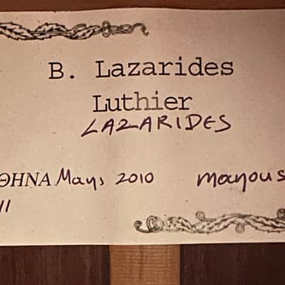 Lazarides Flamenca Negra Concert Guitar-Spruce/Indian Rosewood image 15
