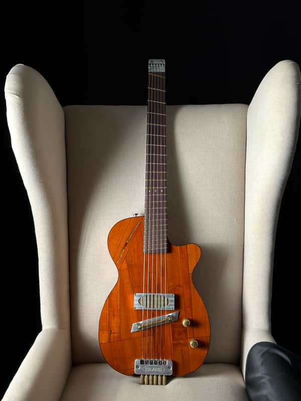 Island Instruments Forty Four Fan Fret Headless Multiscale image 1