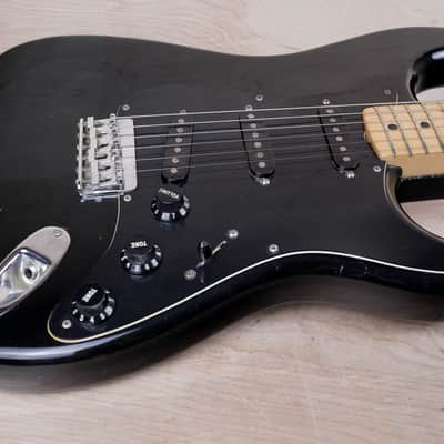 Fender Stratocaster Hardtail 1978 Black Vintage USA w/ Hard Case image 4