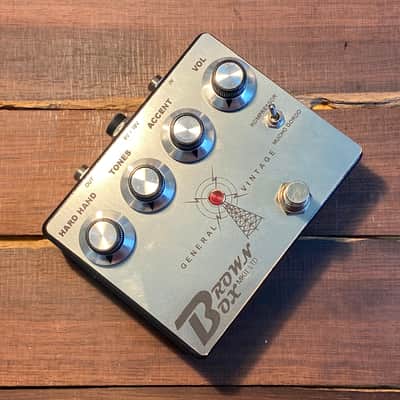 General Vintage Tone Brown Box MKII FX pedal Overdrive / Distortion ODS Classic Version Hand Made image 5