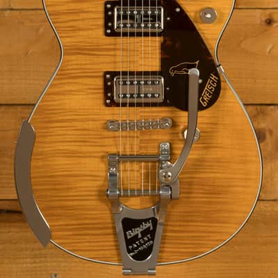 Gretsch G6134TFM-NH Nigel Hendroff Signature Penguin Amber Flame image 1