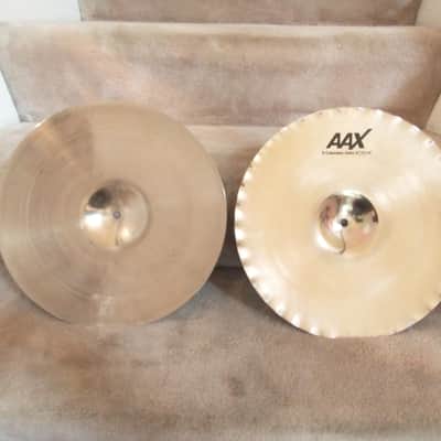 Sabian AAX X Cellerator 14 inch hi hat cymbals 1040/1320 grams excellent condition! image 7