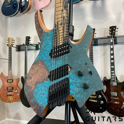 Ormsby Goliath 7 GTR Elite Multiscale Headless 7-String Electric Guitar w/ Bag-Copper Print image 4