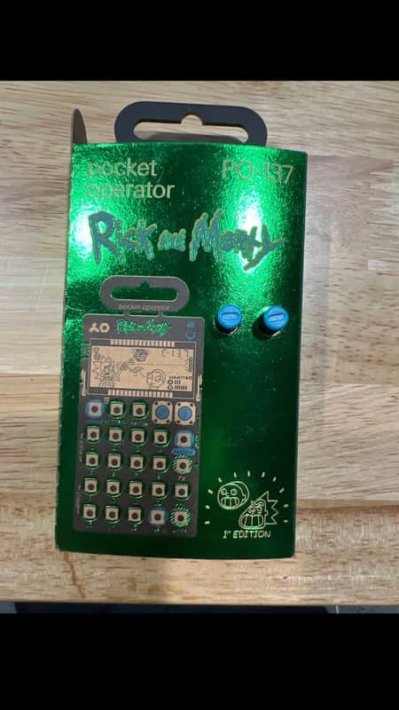 Teenage Engineering PO-137 Pocket Operator Rick & Morty Edition 2019 - Black image 1