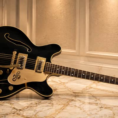 GRETSCH Shot Jackson 1970s - Black. Prototype build by Gretsch for Shot Jackson who sold Sho-Bud to Gretsch image 4