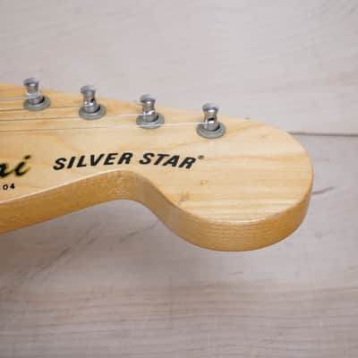 Tokai Silver Star SS50 MIJ 1983 Silver Grey Vintage Japan | Project - Needs Repair | w/ Bag image 8