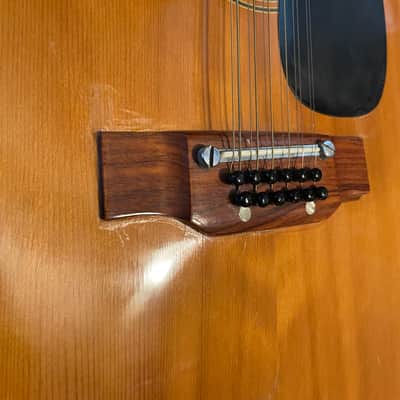 1960’s-1970’s Dallas WT-100 Made in Japan 12 string acoustic guitar (RARE)- Natural image 11