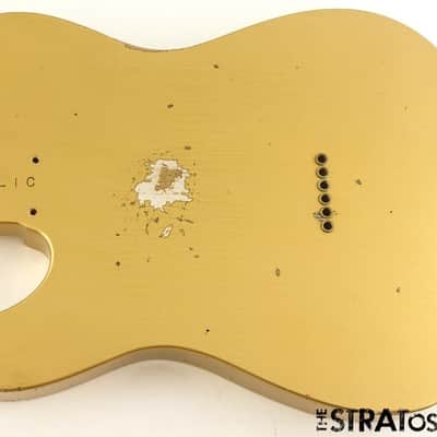 Fender Custom Shop SR25 Tele Pro 2025 Relic BODY, Tele Nitro HLE Gold image 4