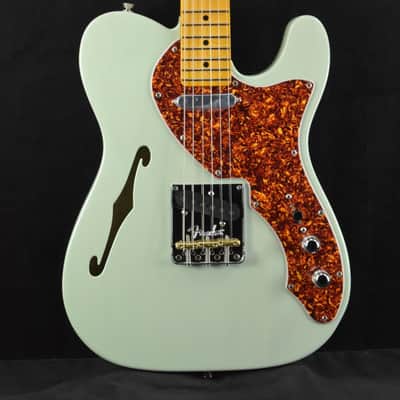 Fender American Professional II Telecaster Thinline Transparent Transparent Surf Green Maple Fingerboard image 1