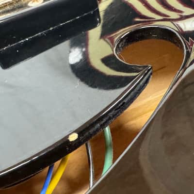 Yamaha Super Axe SA-2100 SA2100 Semi-Hollowbody Guitar with Epiphone Case - MIJ Made In Japan - Black image 16