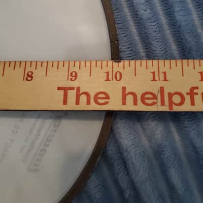 1960s 1970s 10" LUDWIG Vintage PRACTICE PAD DRUMHEAD White Coated * Very Rare Size! image 3
