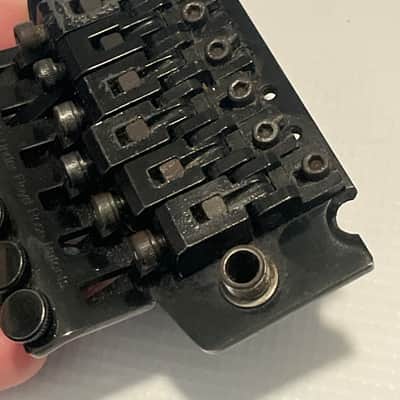 1990's Korean Ibanez RG Series LO-TRS II Black Floyd Rose Tremolo Bridge Vibrato image 16