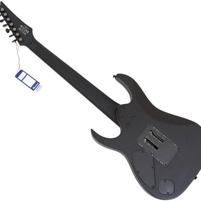 Ibanez RGRB720 Iron Label 7 String Guitar Black Flat B Stock image 5