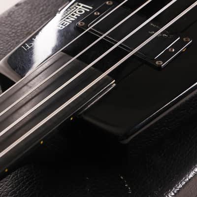 Hohner B2AFL Fretless Bass Black image 8