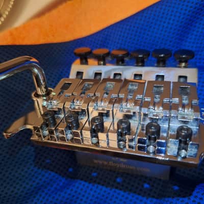 Clean! Original German Floyd Rose (OFR) w/ Push-In Arm - Chrome image 4