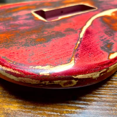 Warmtone CG HSH Strat Style Guitar Body Relic "Knight” Nitro 4.0lbs image 9