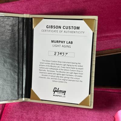 Gibson Custom Shop 1958 Les Paul Standard Reissue Murphy Lab Light Aged Lemon Burst w/case image 11