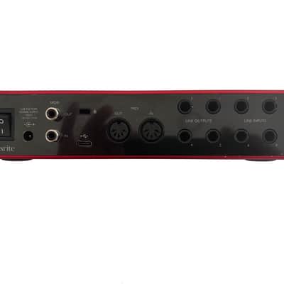 Focusrite Scarlett 8i6 3rd Gen USB Audio Interface 2019 - Present - Red / Black image 3